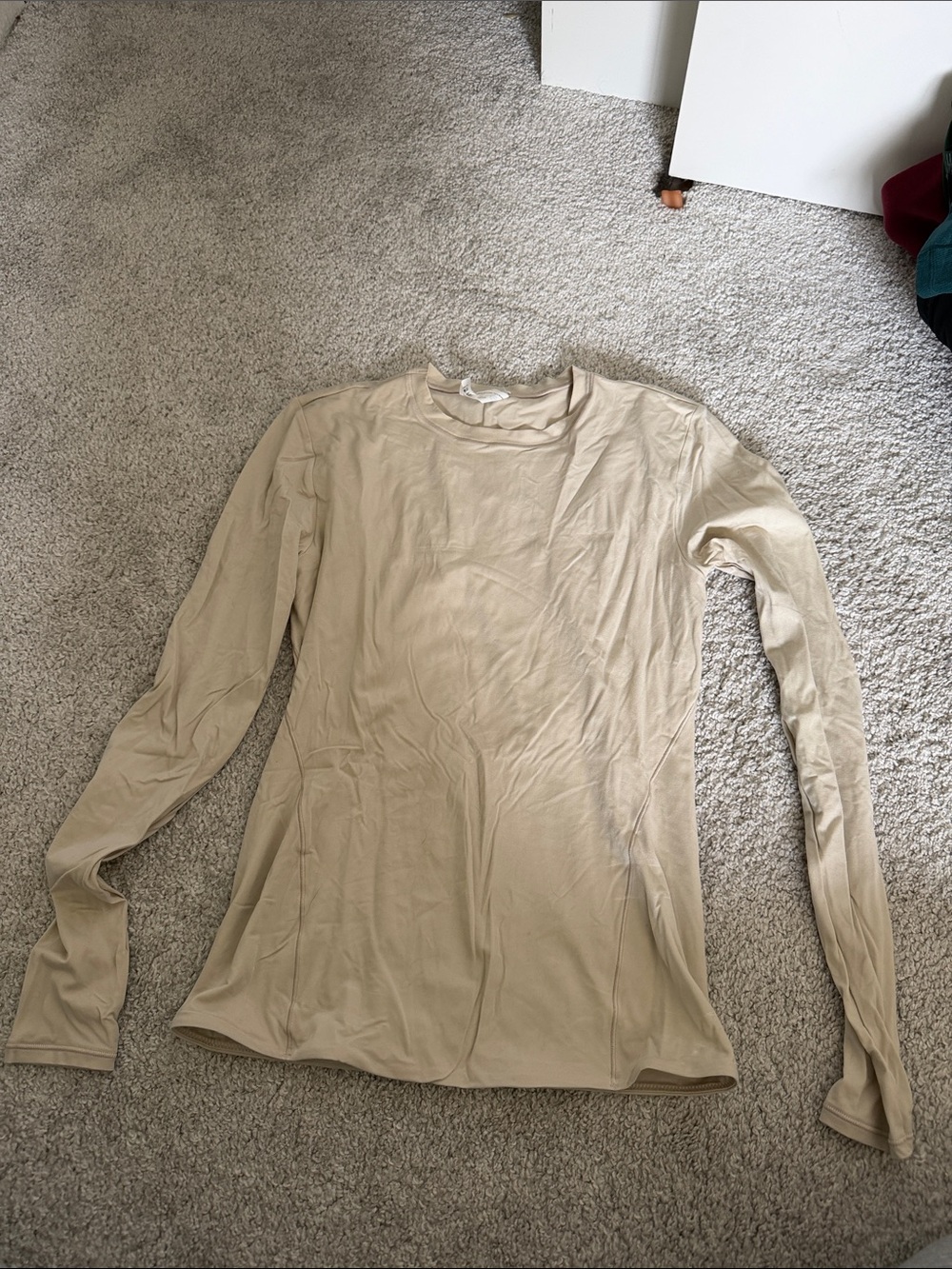 Lululemon Beige Long Sleeve Top